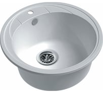 Мойка кварц EWIGSTEIN Elegant R45 1 чаша, D=484 мм, иней Е-R45 иней