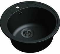 Мойка кварц EWIGSTEIN Elegant R45 1 чаша, D=484 мм, антрацит Е-R45 антрацит