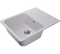 Мойка GranFest QUARZ чаша+крыло, 620х480 мм, серый 13