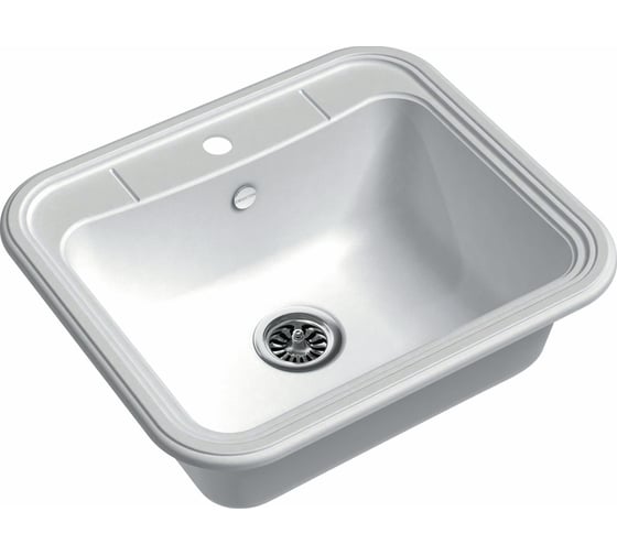 Мойка кварц EWIGSTEIN Antik 60 1 чаша, 600х520 мм, иней A-60 иней 1