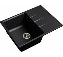 Мойка кварц EWIGSTEIN Gerd 45F 1 чаша с крылом, 650х500 мм, антрацит G-45F антрацит