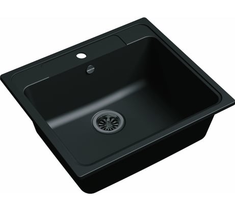 Мойка кварц EWIGSTEIN Elegant 60 1 чаша, 570х510 мм, антрацит E-60 антрацит