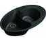 Мойка кварц EWIGSTEIN Elegant W90KF 1.5 чаши с крылом, 820х520 мм, антрацит E-W90KF антрацит 1