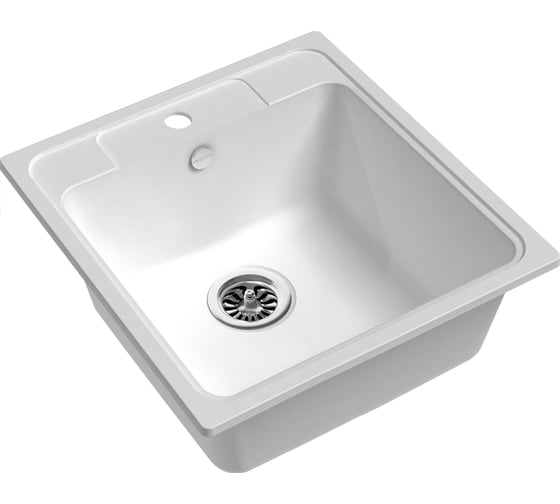 Мойка кварц EWIGSTEIN Elegant 50 1 чаша, 518х478 мм, иней E-50 иней 1