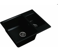 Мойка кварц EWIGSTEIN Gerd 60K 1.5 чаши, 600х500 мм, антрацит G-60K антрацит