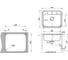 Мойка кварц EWIGSTEIN Antik 60 1 чаша, 600х520 мм, топаз A-60 топаз 2