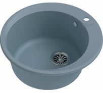 Мойка кварц EWIGSTEIN Rund 45 1 чаша, D=500 мм, серый металлик R-45 сер мет