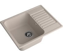 Мойка GranFest QUARZ чаша+крыло, 620х480 мм, песок 13