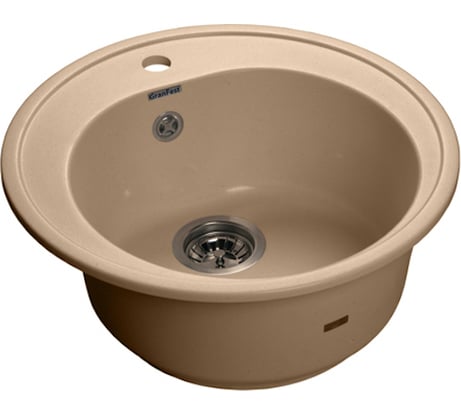 Мойка GRANFEST RONDO GF-R 510 мрамор, D=508 мм, топаз R-510