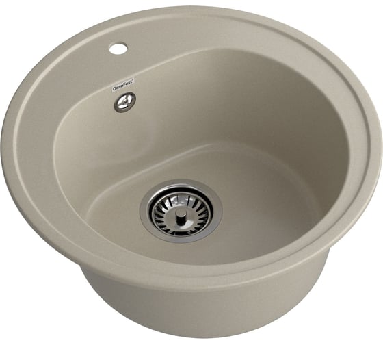 Мойка GRANFEST RONDO GF-R 510 мрамор, D=508 мм, топаз R-510
