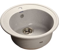Мойка GRANFEST RONDO GF-R 510 мрамор, D=508 мм, серый  R-510
