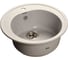 Мойка GRANFEST RONDO GF-R 510 мрамор, D=508 мм, серый  R-510 1