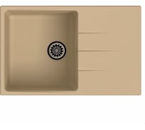 Мойка EWIGSTEIN Gerd 60F кварц, 1-чаша+крыло, 780х500 мм, топаз G- 60F топаз