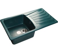 Мойка GRANFEST STANDART GF-S--850L мрамор, чаша+крыло, зеленый S-850 L зел