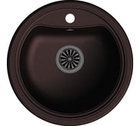 Мойка EWIGSTEIN Antik R50 1-чаша, D-520 мм, шоколад A- R50 шоколад