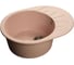 Мойка GRANFEST RONDO GF-R 580L мрамор, чаша с крылом, 579х445 мм, светло-розовый R-580 L 1