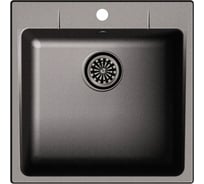 Мойка EWIGSTEIN Gerd 50 кварц, 1-чаша, 510х510 мм, черный G- 50 черный