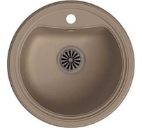 Мойка EWIGSTEIN Antik R50 кварц, 1-чаша, D-520 мм, крем A- R50 крем