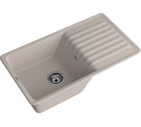 Мойка GranFest QUARZ чаша+крыло, 850х475 мм, песок 73