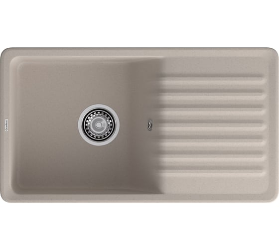 Мойка GranFest QUARZ чаша+крыло, 850х475 мм, песок 73