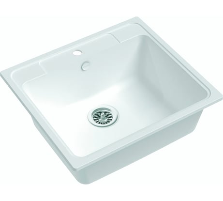 Мойка EWIGSTEIN Elegant 60 кварц, 1-чаша, 570х510 мм, иней E-60