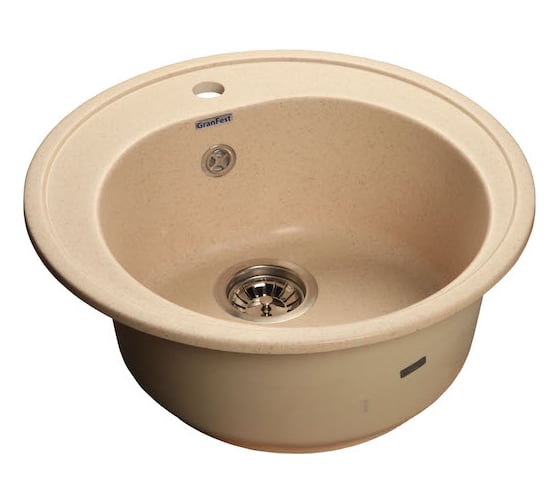 Мойка GRANFEST RONDO GF-R 510 мрамор, D=508 мм, бежевый R-510