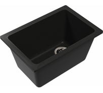 Мойка кварц EWIGSTEIN EW-2540 подстольный монтаж, 1 чаша, 310х460 мм, черный EW-2540 черный