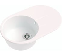 Мойка EWIGSTEIN Elegant 50F кварц, 1-чаша+крыло, 750х480 мм, иней R- 50F иней