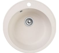 Мойка GRANFEST QUARZ чаша, D=480 мм, белый 08 белый