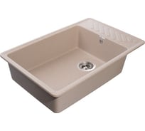 Мойка GranFest QUARZ чаша+крыло, 760х480 песок 51 песок