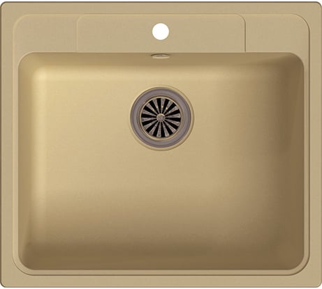 Мойка EWIGSTEIN Elegant 60 кварц, 1-чаша, 570х510 мм, бежевый E-60