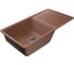 Мойка GranFest QUARZ чаша+крыло, 850х475 мм, терракот 73 1