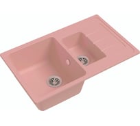 Мойка EWIGSTEIN Elegant 60KF кварц, 1,5-чаши+крыло, 782х480 мм, топаз E-60KF