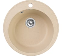 Мойка GRANFEST QUARZ чаша, D=480 мм, бежевый 08 бежевый
