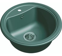 Мойка EWIGSTEIN Antik R50 кварц, 1-чаша, D-520 мм, антрацит A- R50