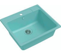 Мойка EWIGSTEIN Elegant 60 кварц, 1-чаша, 570х510 мм, серый металлик E-60