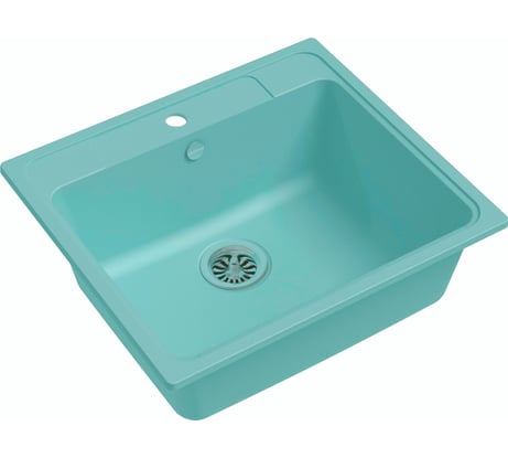 Мойка EWIGSTEIN Elegant 60 кварц, 1-чаша, 570х510 мм, серый металлик E-60