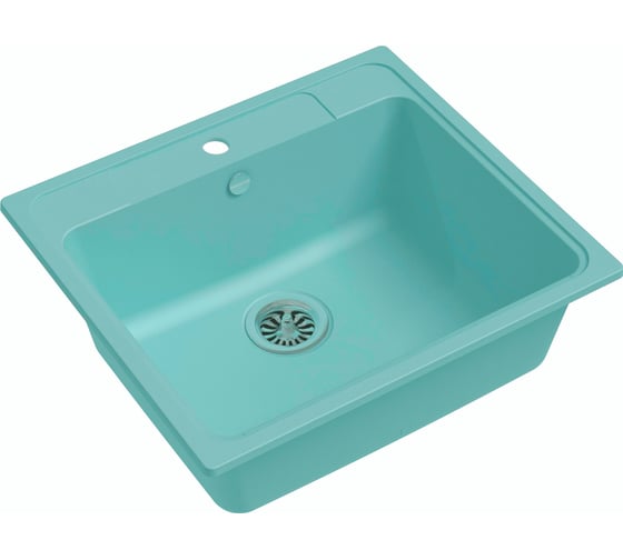 Мойка EWIGSTEIN Elegant 60 кварц, 1-чаша, 570х510 мм, серый металлик E-60 1