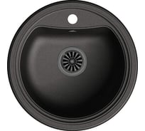 Мойка EWIGSTEIN Antik R50 кварц, 1-чаша, D-520 мм, черный A- R50 черный
