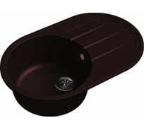 Мойка кварц EWIGSTEIN Elegant R50F 1 чаша с крылом, 752х470 мм, шоколад E-R50F шоколад