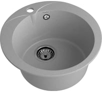 Мойка GRANFEST RONDO GF-R--480 мрамор, D=475 мм, серый R-480 сер