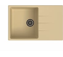Мойка EWIGSTEIN Gerd 60F кварц, 1-чаша+крыло, 780х500 мм, бежевый G- 60F бежевый