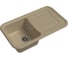 Мойка EWIGSTEIN Antik 60F кварц, 1-чаша+крыло, 860х510 мм, топаз A-60F 1