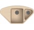Мойка EWIGSTEIN Wink 80KF кварц, угловая, 1.5-чаши+крыло, 960х520 мм, бежевый W- 80KF бежевый 1