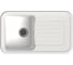 Мойка EWIGSTEIN Antik 60F кварц, 1-чаша+крыло, 860х510 мм, иней A- 60F иней 1