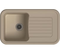 Мойка EWIGSTEIN Antik 60F кварц, 1-чаша+крыло, 860х510 мм, крем A- 60F крем
