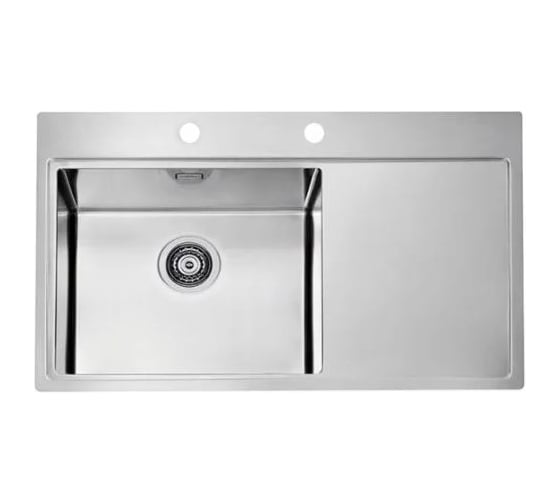 Мойка для кухни ALVEUS PURE 50L new KMB-90 860x525 левая в компл. с сифоном 1149517 1