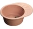 Мойка GRANFEST RONDO GF-R-580 L мрамор, чаша с крылом, 579х445 мм, розовый R-580 L 1