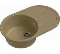 Мойка кварц EWIGSTEIN Elegant R50F 1 чаша с крылом, 752х470 мм, бежевый E-R50F бежевый