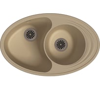 Мойка EWIGSTEIN Elegant W90KF кварц, 1.5-чаши+крыло, 820х520 мм, топаз E- W90KF топаз